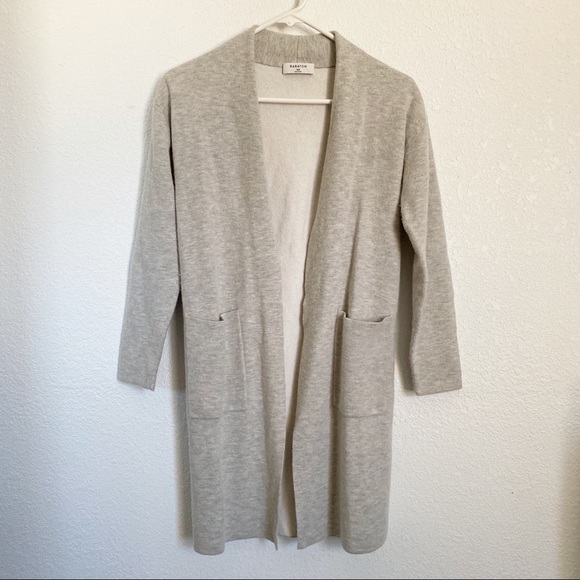 Aritzia Sweaters - Aritzia Babaton light leather gray Lance Cardigan